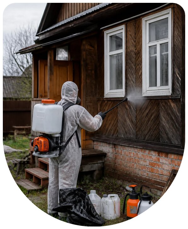 Профессиональная дезинсекция дачи от насекомых в Городце